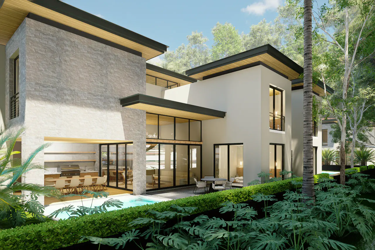 Modern 4-Bedroom Villa with Private Pool and Lush Tropical Surroundings in Jaco - 3