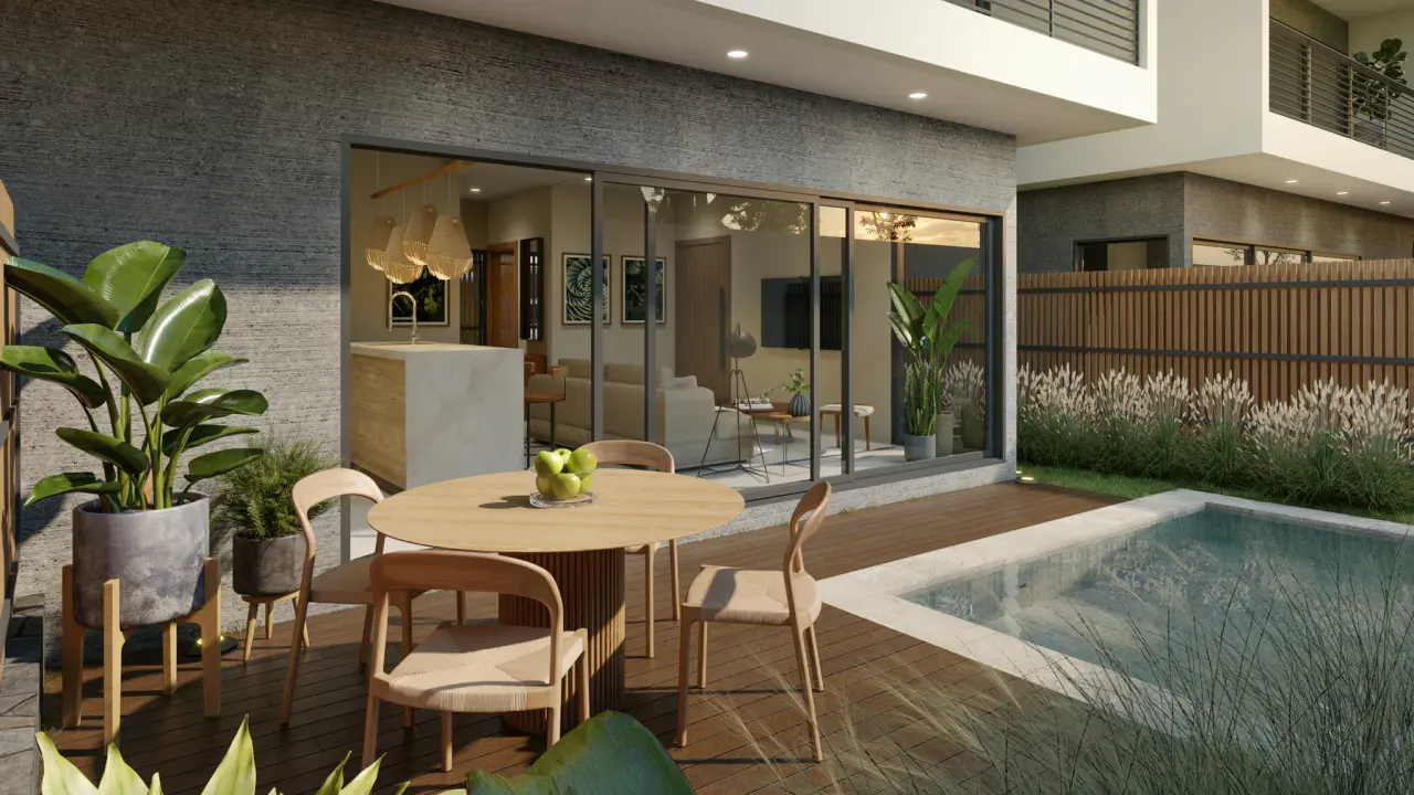 TOWN HOUSES WITH PRIVATE POOL - 4