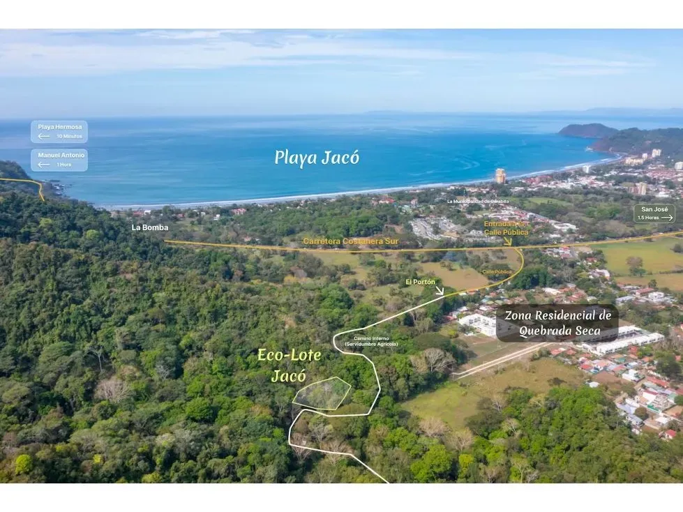Property With Water Well And Solar Panel's System In Quebrada Seca (Jaco) - main
