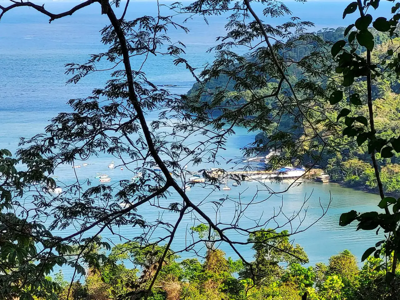 Lote con vista al mar en la cima de la montaña en una comunidad privada y cerrada con vista a Tambor - 4