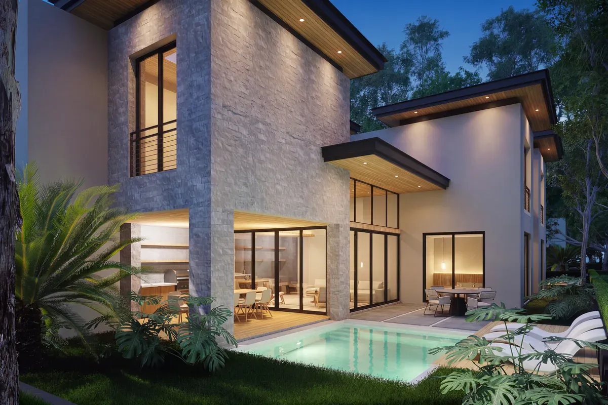 El Bosque Luxury Apartments · Garden Pool - main