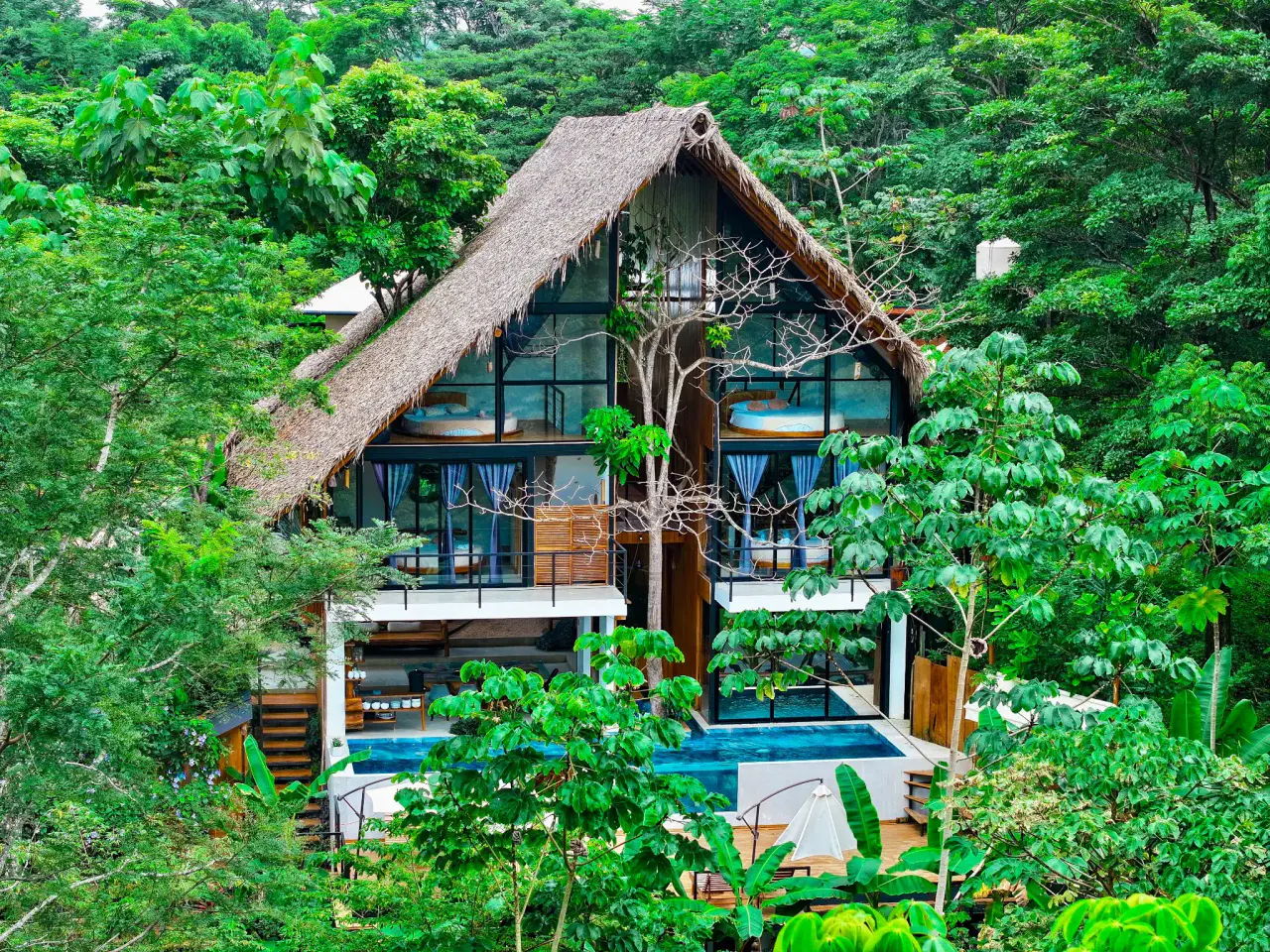 Income Producing Eco Lodge Near Santa Teresa & 7 minutes to Hermosa - 13 bedrooms - Yoga Deck , Spa, Sauna | Proven Success for Investors - 1