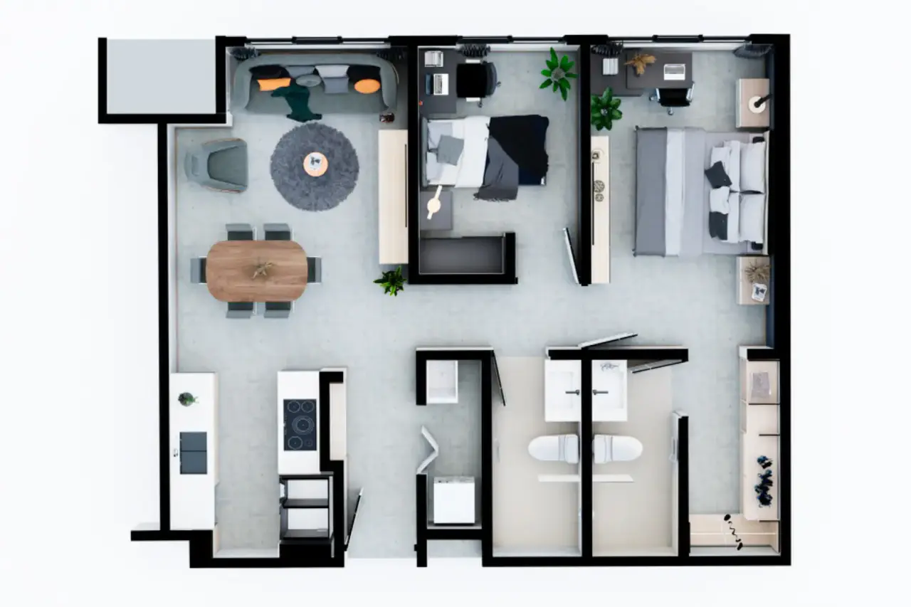 Pre-sale / Luxury Apartments in NOVATIBAS Condominium, Tibas, San Jose - 5
