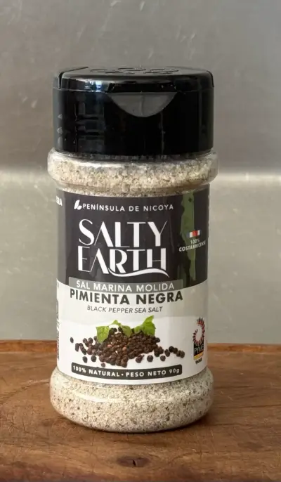 Sal Natural Pimienta Negra 90g