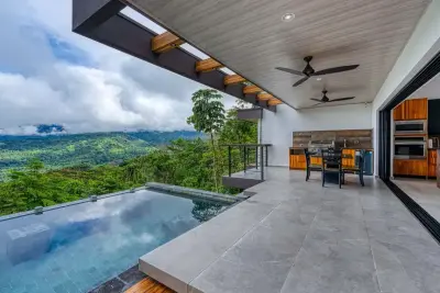Mountain & Valley View Luxury House In Escaleras, Costa Rica – Kongo House 4