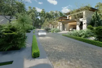 Villas de lujo en preventa en la urbanización cerrada de Jacó con piscinas privadas y compartidas. 4