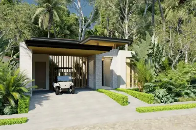 Villas de lujo en preventa en la urbanización cerrada de Jacó con piscinas privadas y compartidas. 1