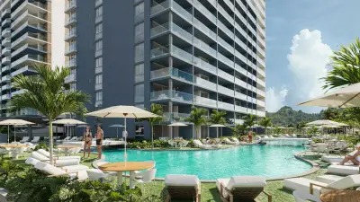 Le Point Côtiers : Condos de Luxe avec 3 Chambres, Vue sur l'Océan, en Bord de Mer à Jacó 3