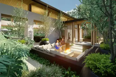 Exquise villa de luxe 1 chambre à Jacó, Costa Rica : design moderne et piscine sur le toit 2