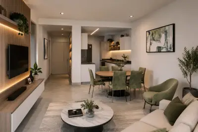 Appartement moderne de 2 chambres à Tibás avec commodités haut de gamme