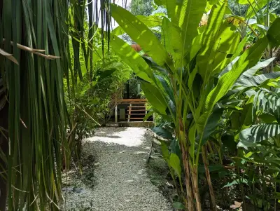 Auberge de jeunesse avec 4 bungalows, 2 duplex, piscine, à distance de marche de la plage à Santa Teresa 2