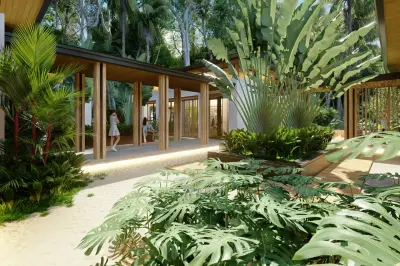 Nouvel appartement de luxe 3 chambres à Jacó : Vie en complexe moderne, construit en 2027
