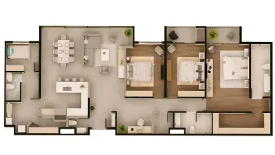 Appartement de luxe de 2 ou 3 chambres à Escazú : Nouveau développement 3