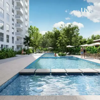 Condo 3 chambres avec vue sur la montagne | 17e étage à Live Jacó 5