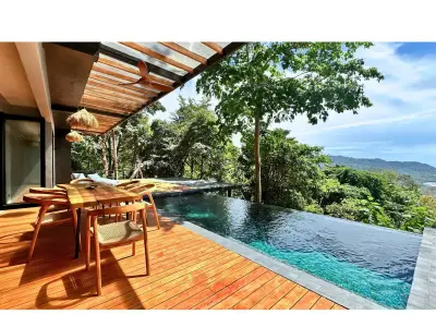 Villa de Luxe avec Vue sur l'Océan et Maison d'Invités Style Bali à Santa Teresa, Costa Rica - 1,98 M $ 4