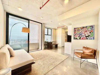 Appartement moderne de 2 chambres avec vue panoramique sur la ville et les montagnes à San José 4