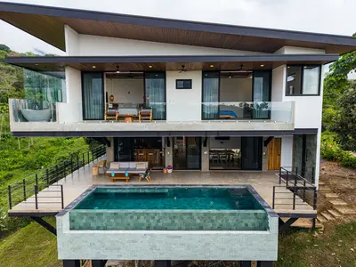 Oasis de luxe flambant neuve avec vue sur l'océan à Bahía Ballena, Costa Rica - 5 chambres, piscine à débordement, vues sur le coucher du soleil 1