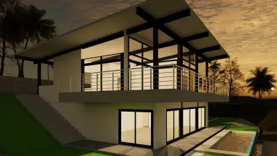 Retraite Hermosa Clouds : Vues imprenables sur le Pacifique central (Maison avec chalets d'invités) 1