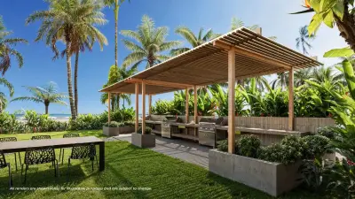 Condo luxueux de 2 chambres en bord de mer avec vue sur l'océan et commodités de villégiature à Jacó 4