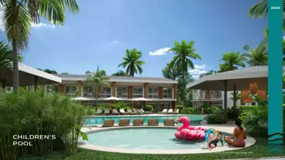 Luxueux condos A'Mar Jacó, en bord de mer : prévente, 2 chambres, complexe hôtelier sécurisé 3
