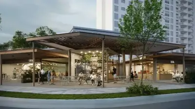 Local commercial à Live Jacó avec terrasse dans une nouvelle communauté mixte fermée. 1