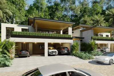Villa de luxe moderne avec piscine privée et jardins tropicaux exquis 3