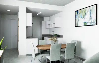 Elegant 2-Bedroom Apartment with Balcony and Gym in Tibás 5